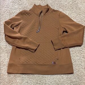 L.L. Bean Brown Quilted Sweatshirt